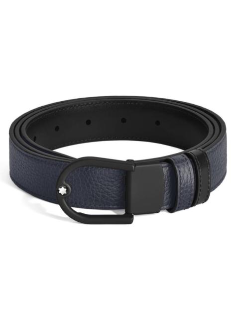 Montblanc Montblanc Horseshoe 30mm Reversible Leather Belt