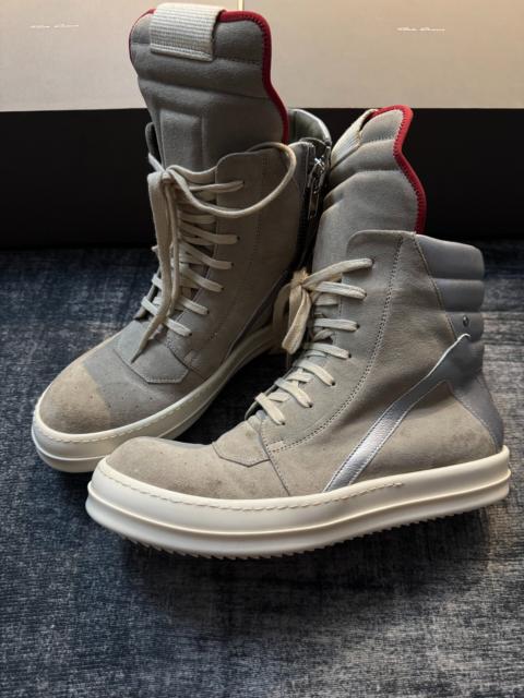 Rick Owens Rick Owens mainline gray suede sneakers
