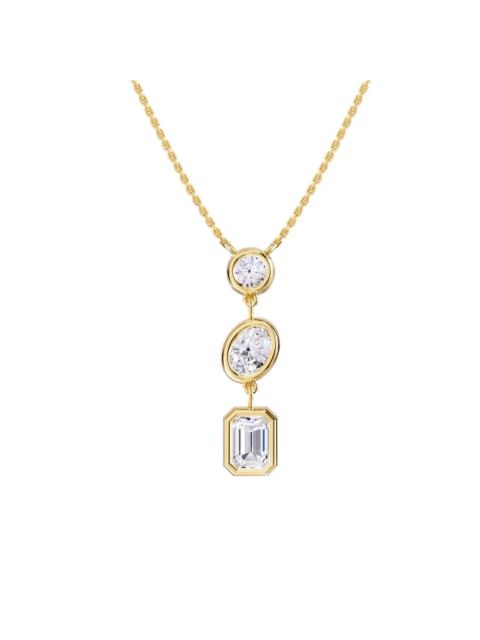 Other Designers Diamond2Deal 18k Vermeil Plated Silver 2.25 Ct Lab Grown Diamond Pendant Necklace 18" VVS-VS, E-F