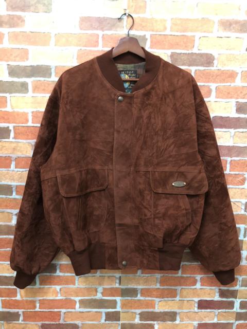 Other Designers Italian Designers - Italian brand gruppo V leather bomber jacket
