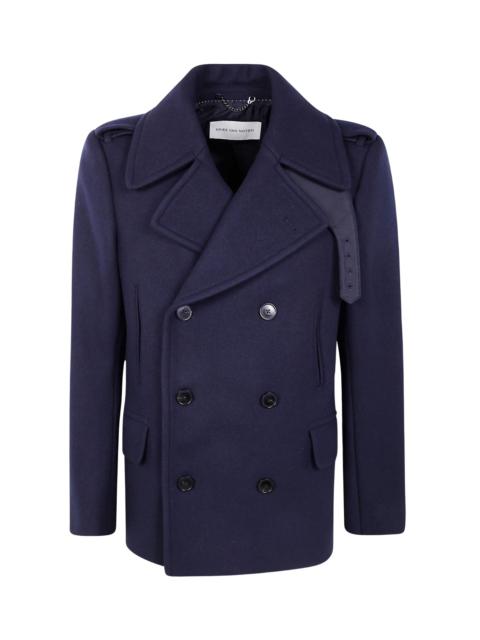 Dries Van Noten Dries Van Noten Men Double-Breasted Rafaell Peacoat