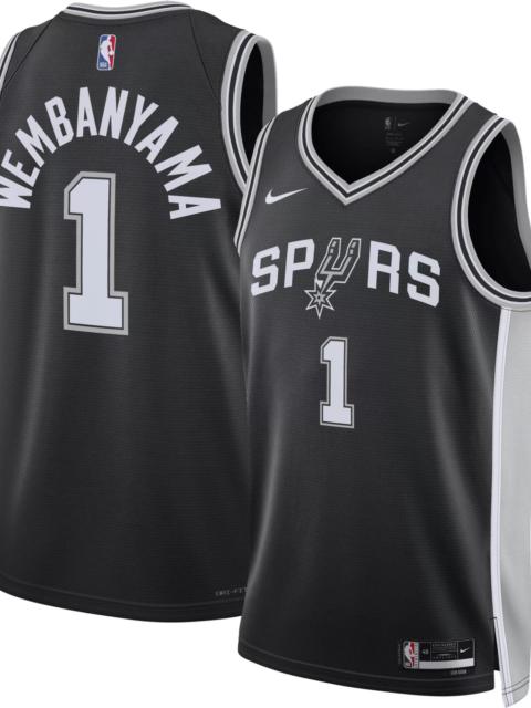 Nike Nike Adult San Antonio Spurs Victor Wembanyama #1 Icon Jersey