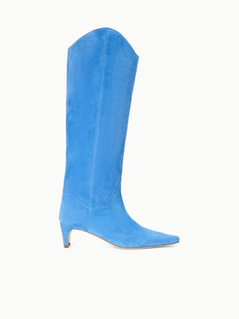 STAUD STAUD WESTERN WALLY BOOT STAUD BLUE SUEDE