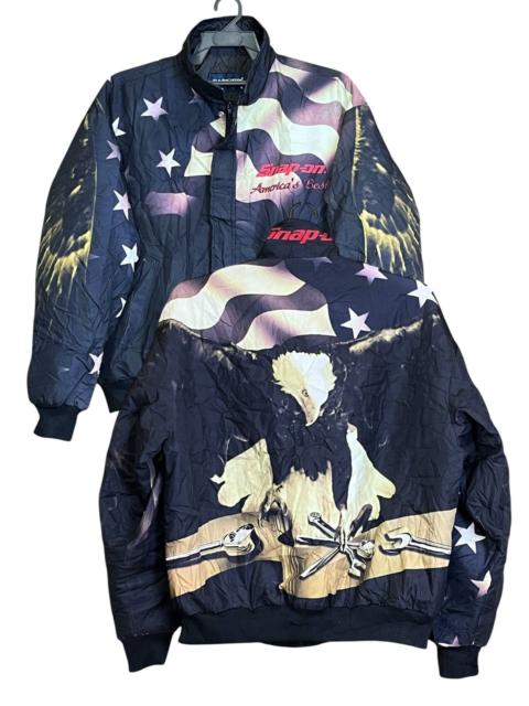 Other Designers Gear for Sports - RARE🔥VINTAGE SNAP ON TOOL EAGLE AMERICAN FLAG JACKET