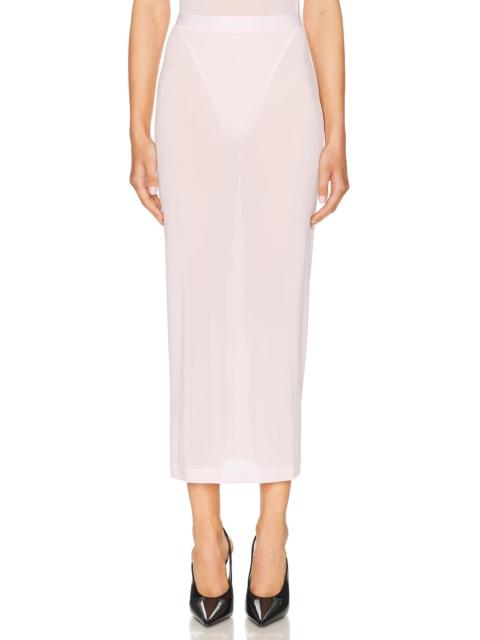 WARDROBE.NYC Sheer Tube Skirt