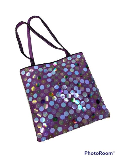 Yohji Yamamoto DOUX Y'SACCS DULL SHINY SEQUINS HANDCARRY BAG