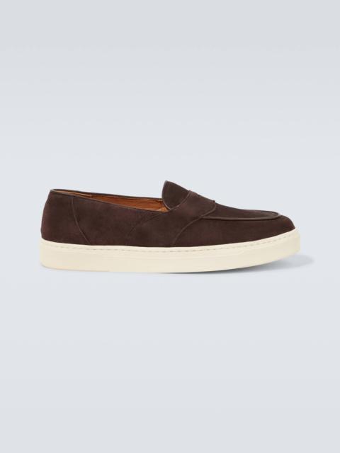 GEORGE CLEVERLEY Joey II suede penny loafers