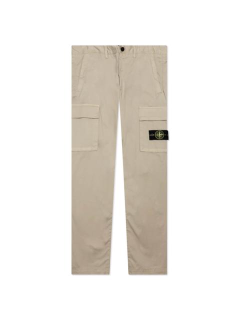 Stone Island STRETCH GABARDINE TROUSERS - KHAKI