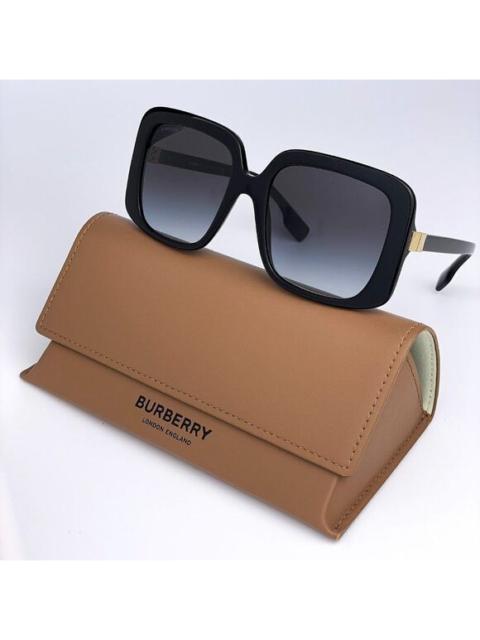 Burberry SALE! NEW Burberry PENELOPE BE4363 30018G Black Gray Gradient Women Sunglasses