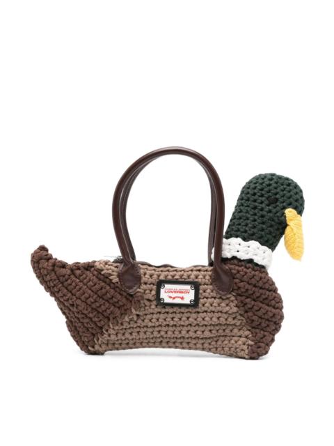 CHARLES JEFFREY LOVERBOY DUCK TOTE BAG