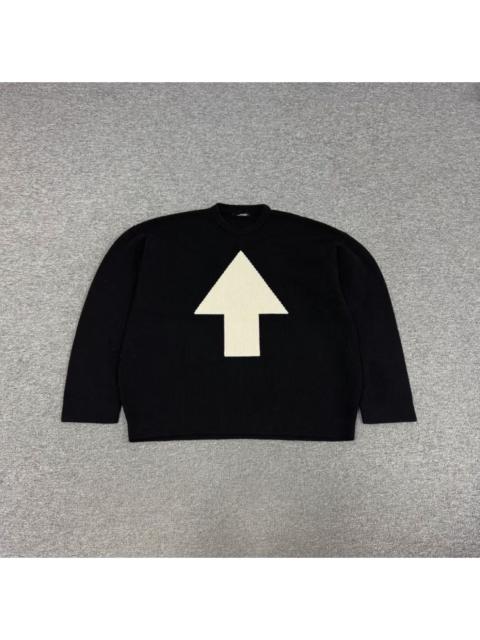 BALENCIAGA Balenciaga Black Oversized Arrow Intarsia Sweater
