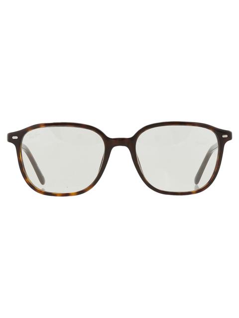 Ray-Ban Ray Ban Leonard Transitions Clear Square Ladies Sunglasses RB2193 902/GH 53