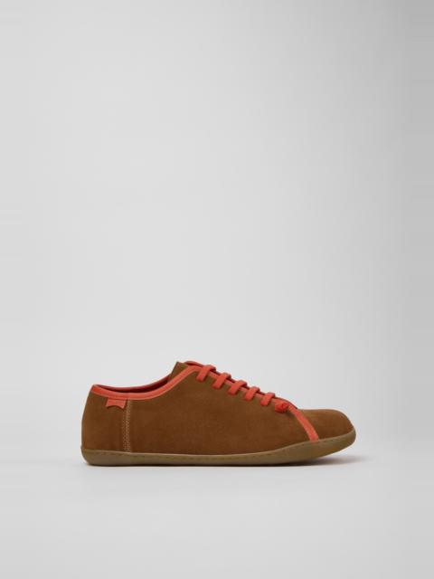 CAMPERLAB Multicolor Suede and Leather Shoes for Men.