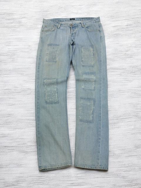 Dolce & Gabbana Dolce & Gabbana Zigzag Sun Faded Jeans Rare Swarovski Style