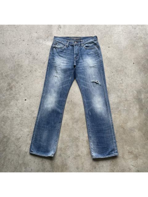 Other Designers American Eagle Outfitters - Vintage American Eagle Distressed Jeans Faded Pants W32