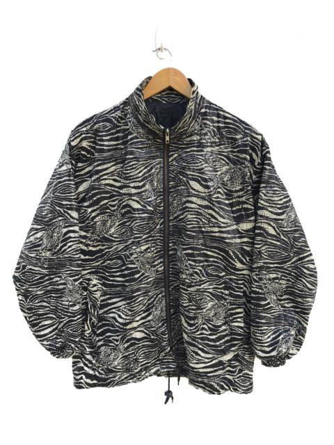 Other Designers Designer - All Overprint Zebra MVP Bomber Designers Jacket