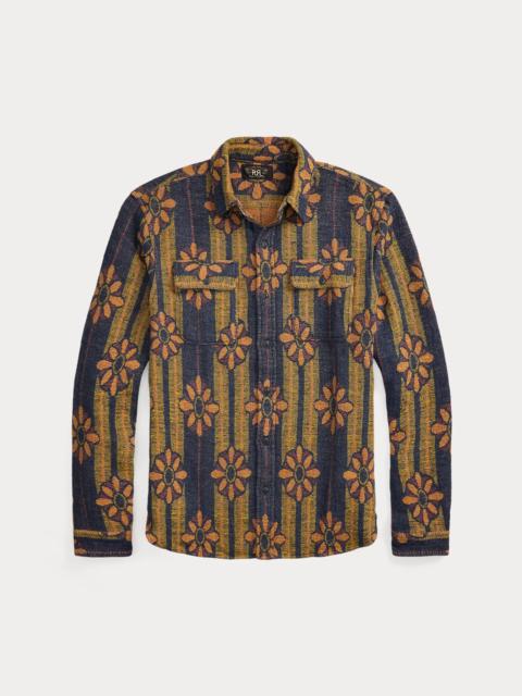 RRL by Ralph Lauren Floral Jacquard Workshirt