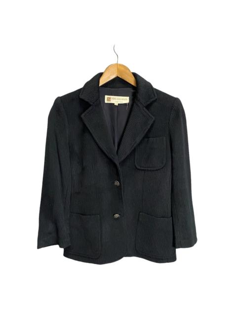 Balmain vintage Miss Balmain corduroy blazer jacket