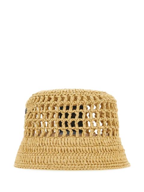 Prada Prada Women Raffia Bucket Hat