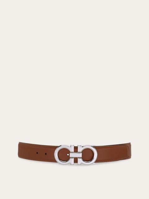 FERRAGAMO Reversible and adjustable Gancini belt