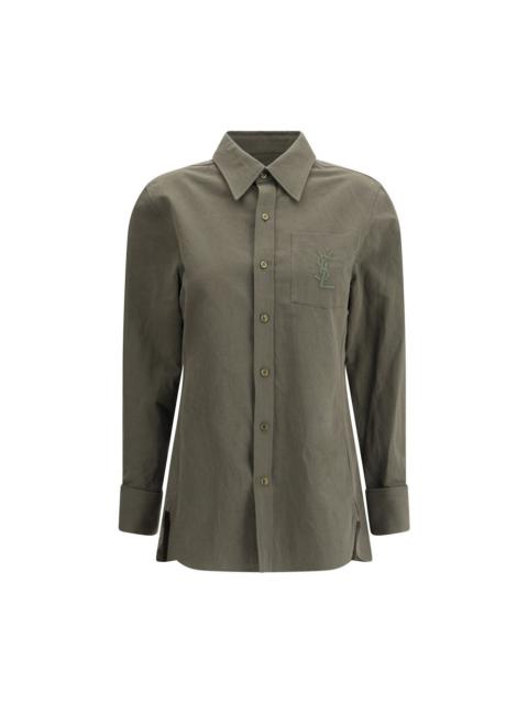 SAINT LAURENT Cotton and linen Shirt