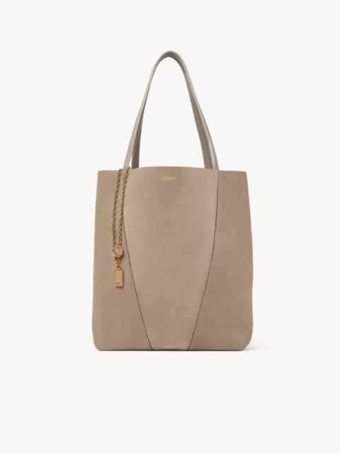 Chloé CHLOÉ SPIN TOTE BAG IN SUEDE LEATHER
