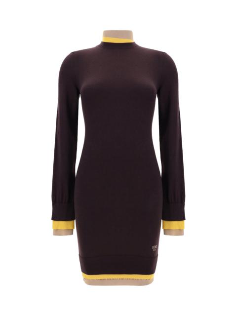 FENDI Multi-layer Mini Dress