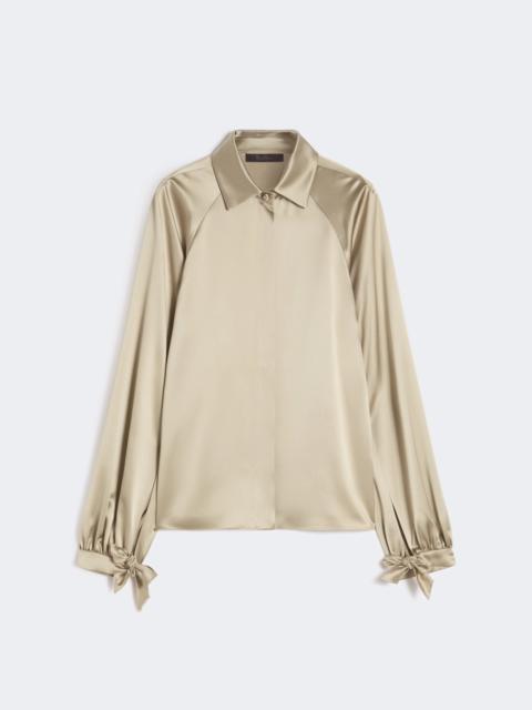 Max Mara Silk satin shirt - SAND