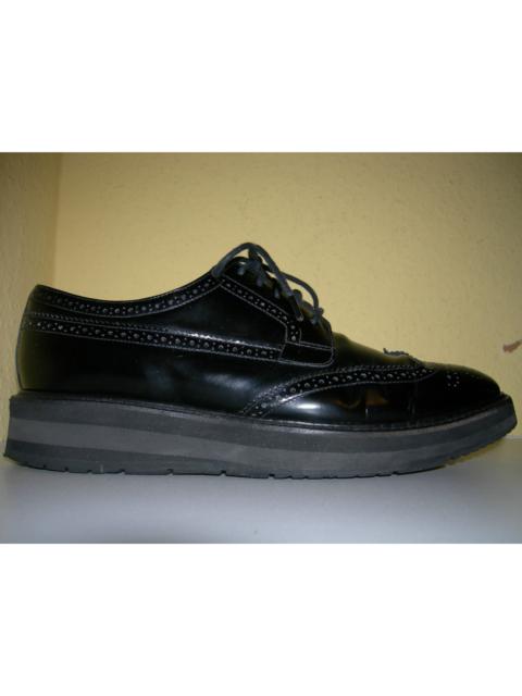 Prada Oxford Budapester Brogues Platform Creeper EU40 US7