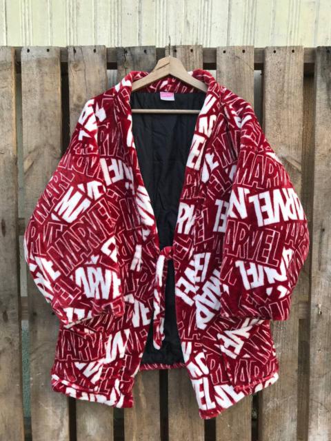 Other Designers Japanese Brand × Marvel Comics - Marvel Fullprint Spell Out Kimono Style Fleece
