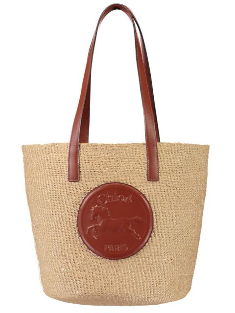 Chloé LARGE HORSE MEDAL BASKET BAG