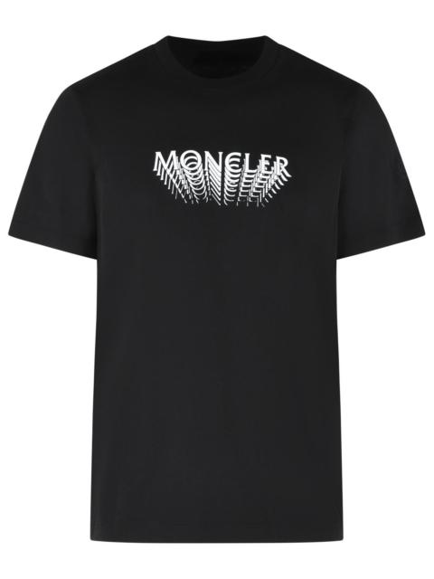 Moncler Moncler Black Cotton T-Shirt Men