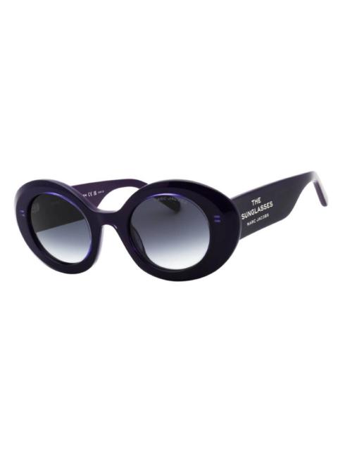 Marc Jacobs Marc Jacobs Grey Oval Ladies Sunglasses MARC 799/S RY8 47