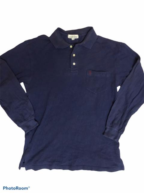 SAINT LAURENT Ysl polo long sleeve