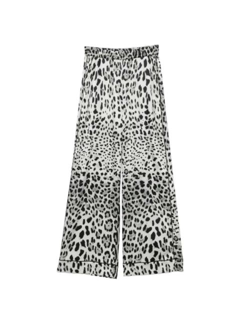 Dolce & Gabbana Dolce & Gabbana Women Leopard Print Palazzo Pants