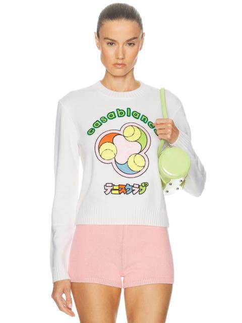 CASABLANCA Tennis Ball Sweater