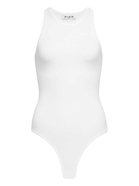 Alaïa Sculpting Rib Jersey Bodysuit