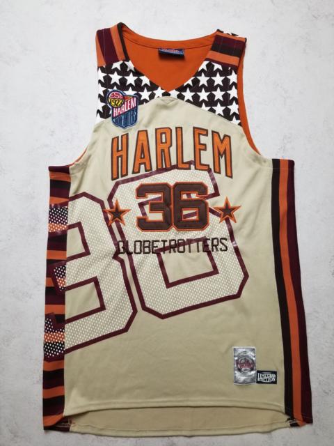 Other Designers Vtg Harlem Globetrotters #36 Meadowlark Platinum Fubu Jersey
