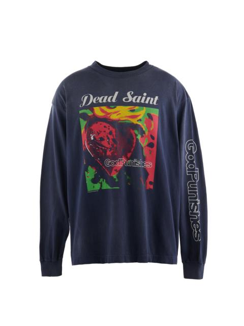 SAINT M×××××× LS TEE/DEAD SAINT / NVY