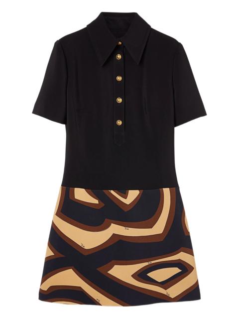 PUCCI labirinto print short dress