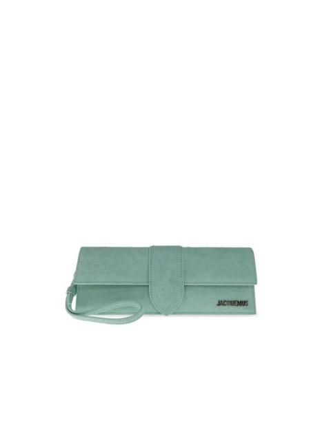 JACQUEMUS JACQUEMUS La Pochette Bambino Green Clutch Bag New & Authent