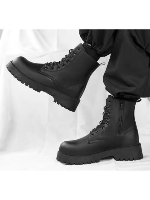 Other Designers Japanese Brand - Chunky Combat Boots • Cyber Grunge Platform Tactical Boots