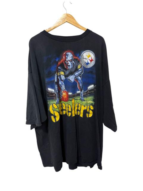 Vintage 00s Liquid Blue Pittsburgh Steelers 5XL T Shirt