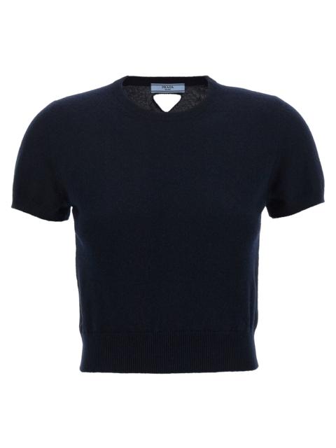 Prada Prada Women Cut-Out Logo Sweater