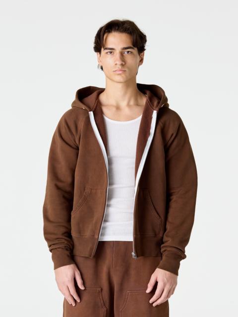 LES TIEN Heavyweight Raglan Zip Hoodie
