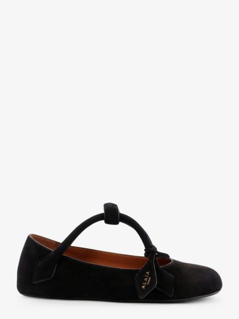 Alaïa Alaia Le Teckel Suede Ballet Flats