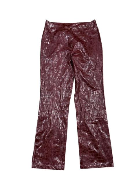 Other Designers Leather - Morgan Homme Crocodile Rock End 431 Flare Pant