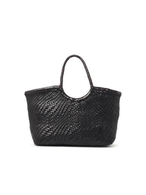 DRAGON DIFFUSION Dragon Diffusion 'Nantucket Optical' Dark Brown Leather Bag Women