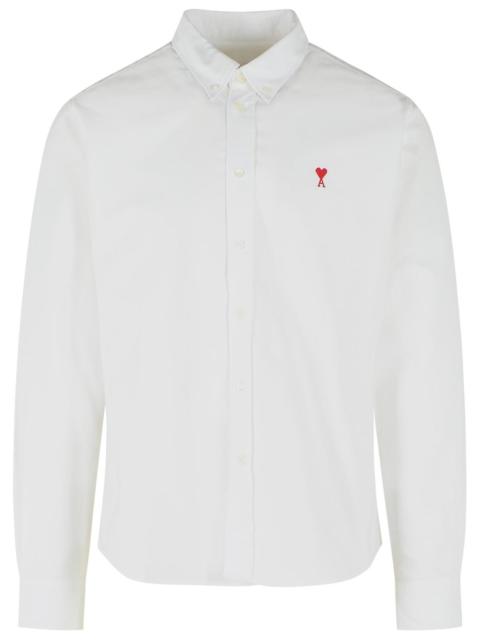AMI Paris Ami Paris 'Ami De Cœur' White Cotton Shirt Men