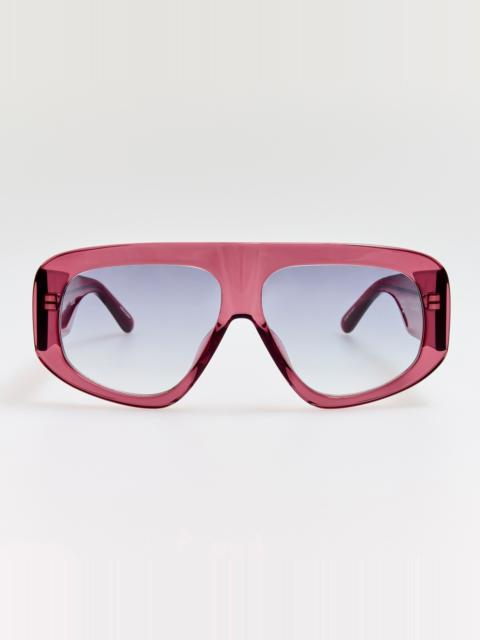 LINDA FARROW Milano Sunglasses in Pink
